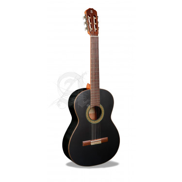 Alhambra 1C Black Satin Classical Guitar