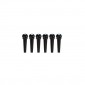 Ebony Bridge Pin Set for acoustic guitar C300.329 Spare parts