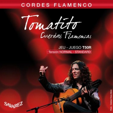 Cordes de guitare flamenca Savarez Tomatito T50R Normal Tension