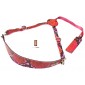 Classical and flamenco guitar strap Paco Lopez PLC09 Python Red PLC09 Python Red Guitar Straps