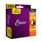 Acoustic guitar strings Elixir 80/20 Bronze 11-52 - Pack of 3 sets 16538 Guitar strings