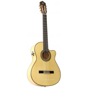 Alhambra 7FCCW E8 Electroacoustic Flamenco Guitar