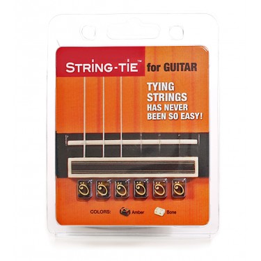 STRING-TIE für Gitarre Schwarz