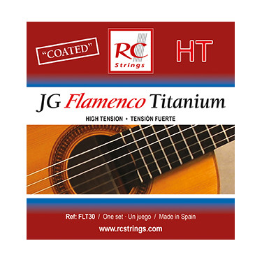 Cuerdas de guitarra Royal Classics JG Flamenco Titanium FLT30 Tension Alta